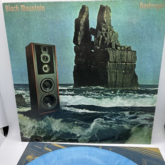 Black Mountain ‎– Destroyer Exclusive Club Edition Blue Color Vinyl LP - Picture 2 of 10